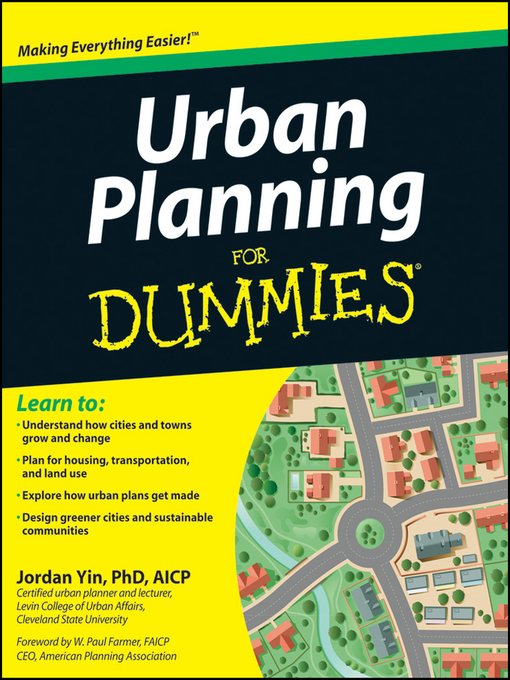 Couverture de Urban Planning For Dummies